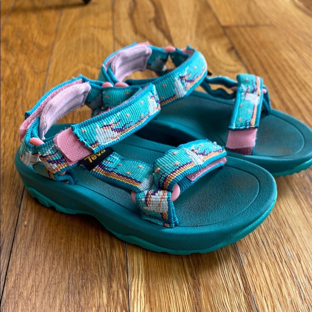 Teva Unicorn Teal Kids Sandals